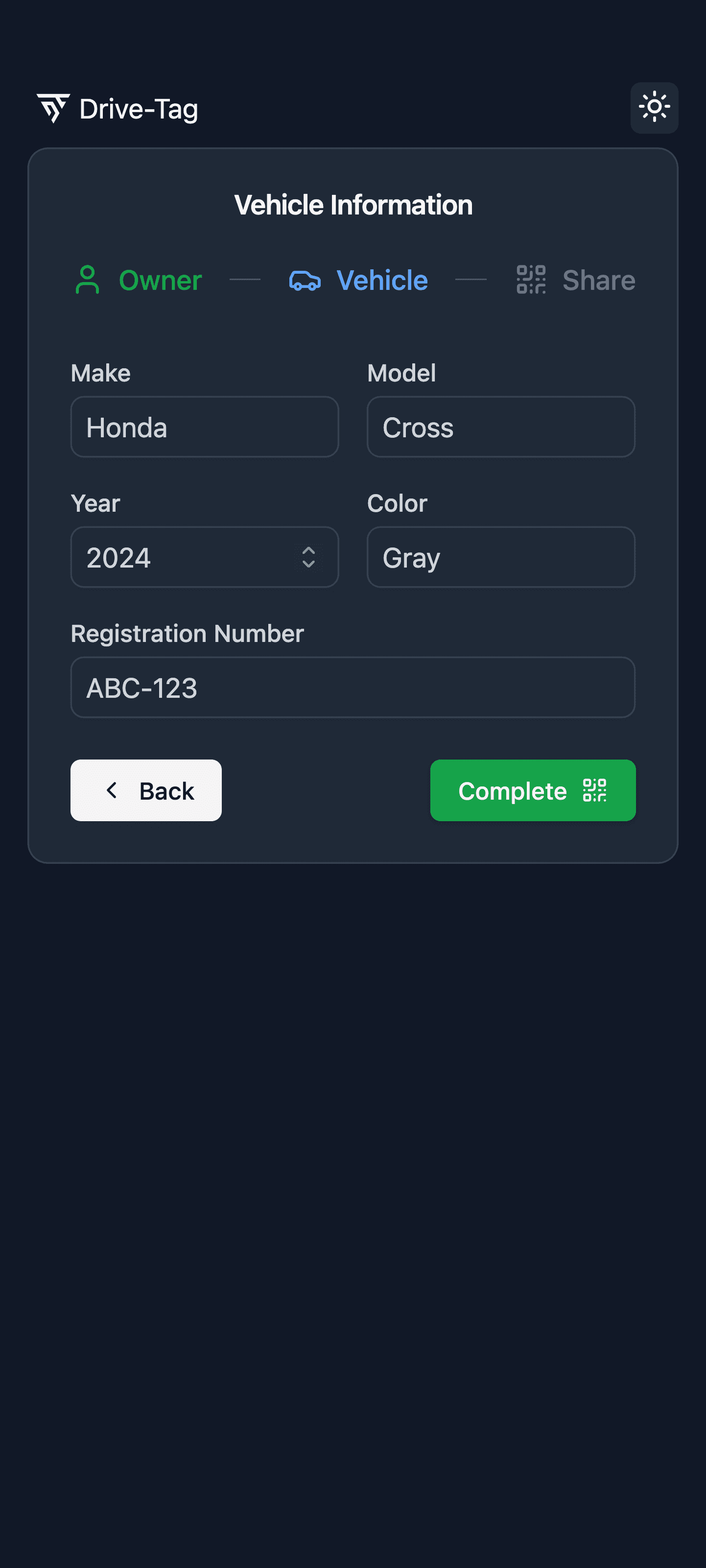 Drive-Tag — Shareable QR code that helps civilians screenshot 2