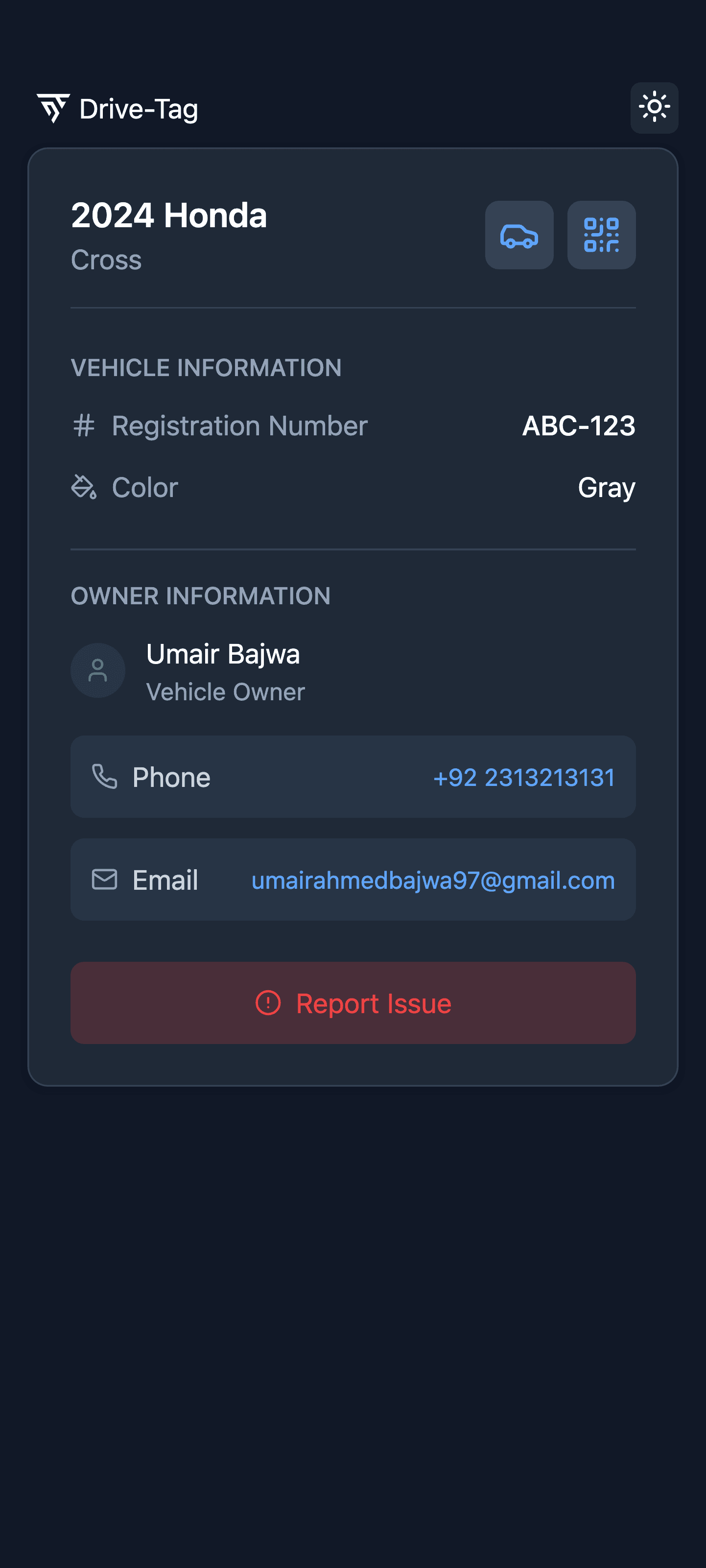 Drive-Tag — Shareable QR code that helps civilians screenshot 4