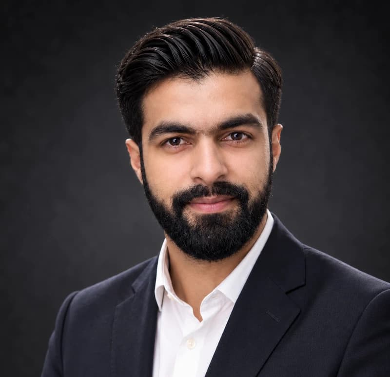 Professional portrait of Umair Bajwa