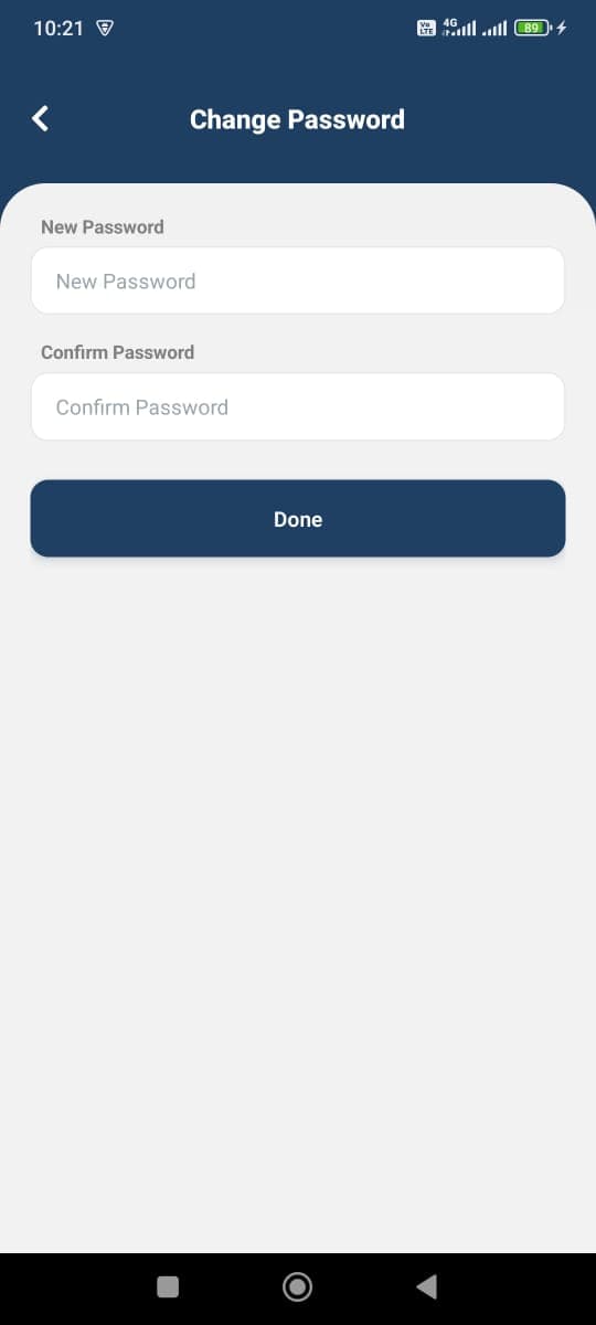 Klenit mobile app, interface screen 24