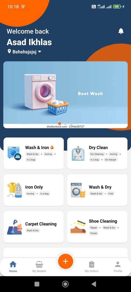 Klenit mobile app, interface screen 9