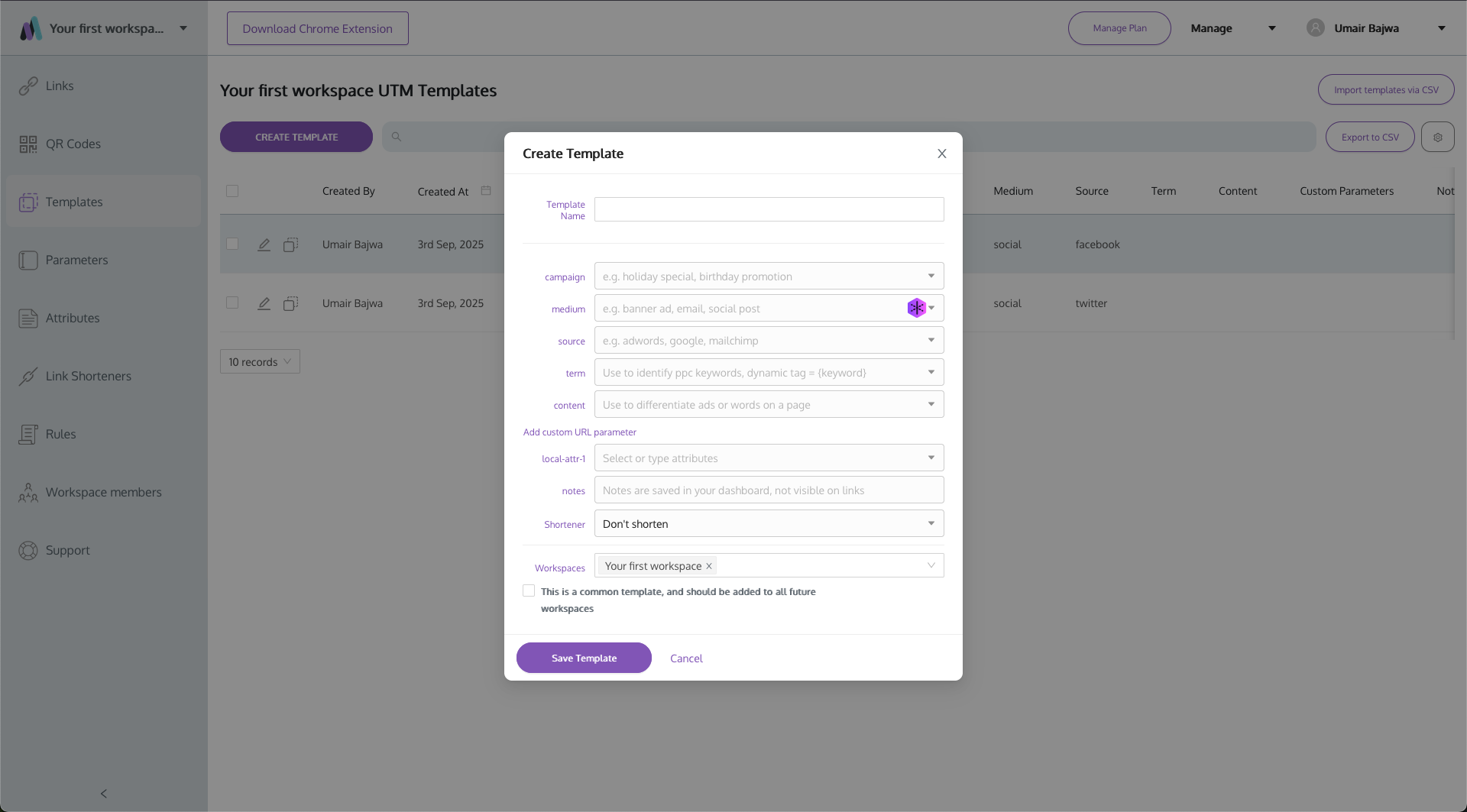 UTM.io — Build consistent UTMs across your team screenshot 8